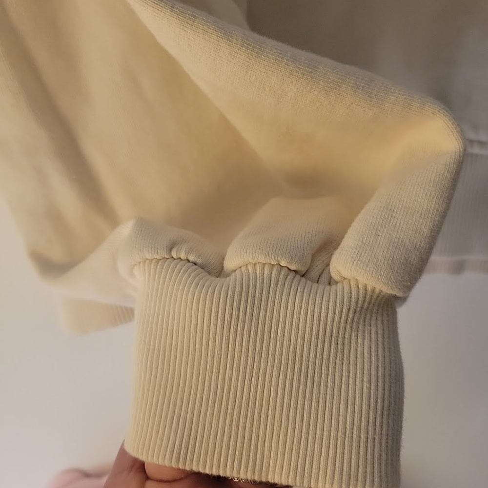 Urban Outfitters Colorado Springs Washed Crew Neck Sweatshirt L Beige - Picture 7 of 8